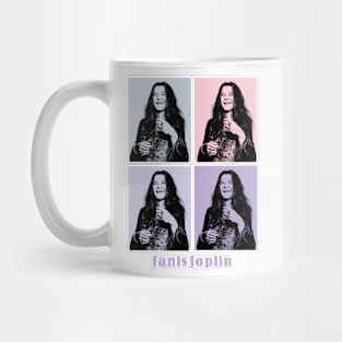 Janis Joplin 80s Pop Art Mug